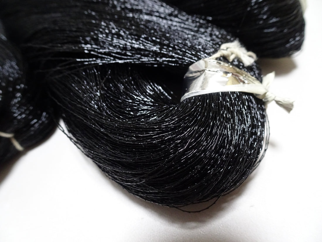 Japanese Vintage Kurokinshi Black Thread 3sets embroidery 3000M  16671  0.27mm