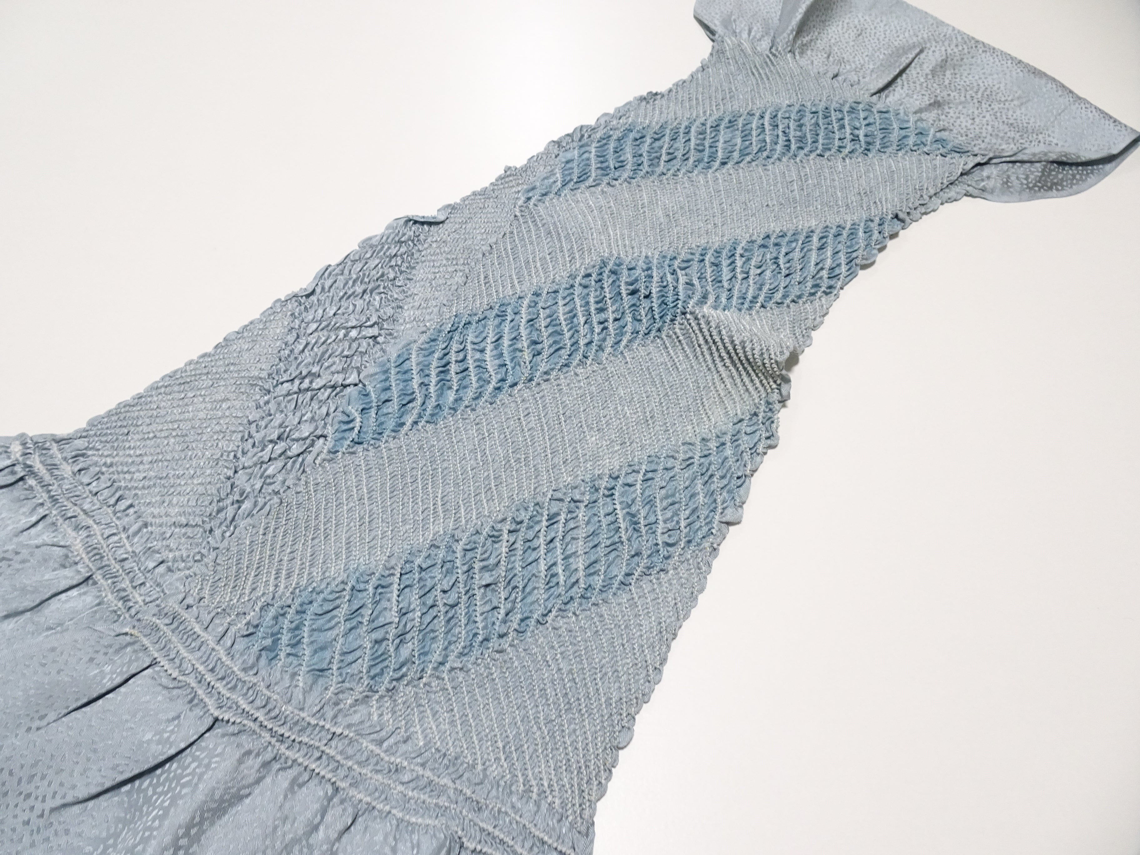 Japanese Kimono Silk Obi Age Shibori  18078