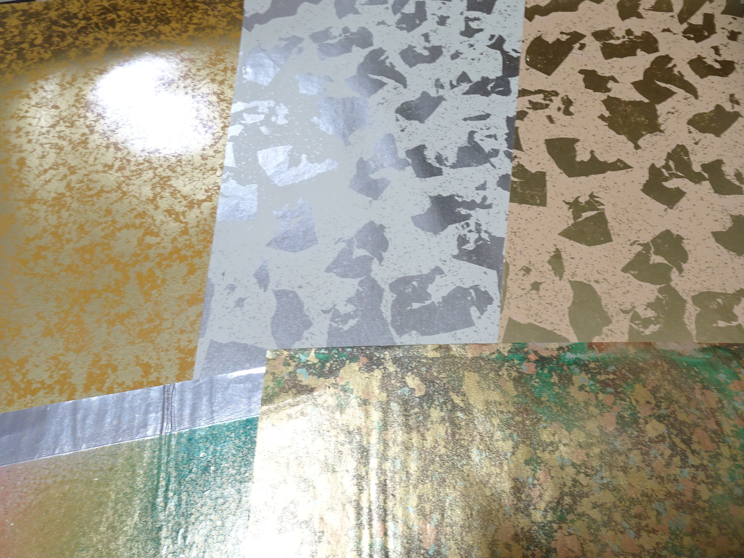 Japanese Vintage Rare Hikibaku Washi Paper 10 sheets 10394