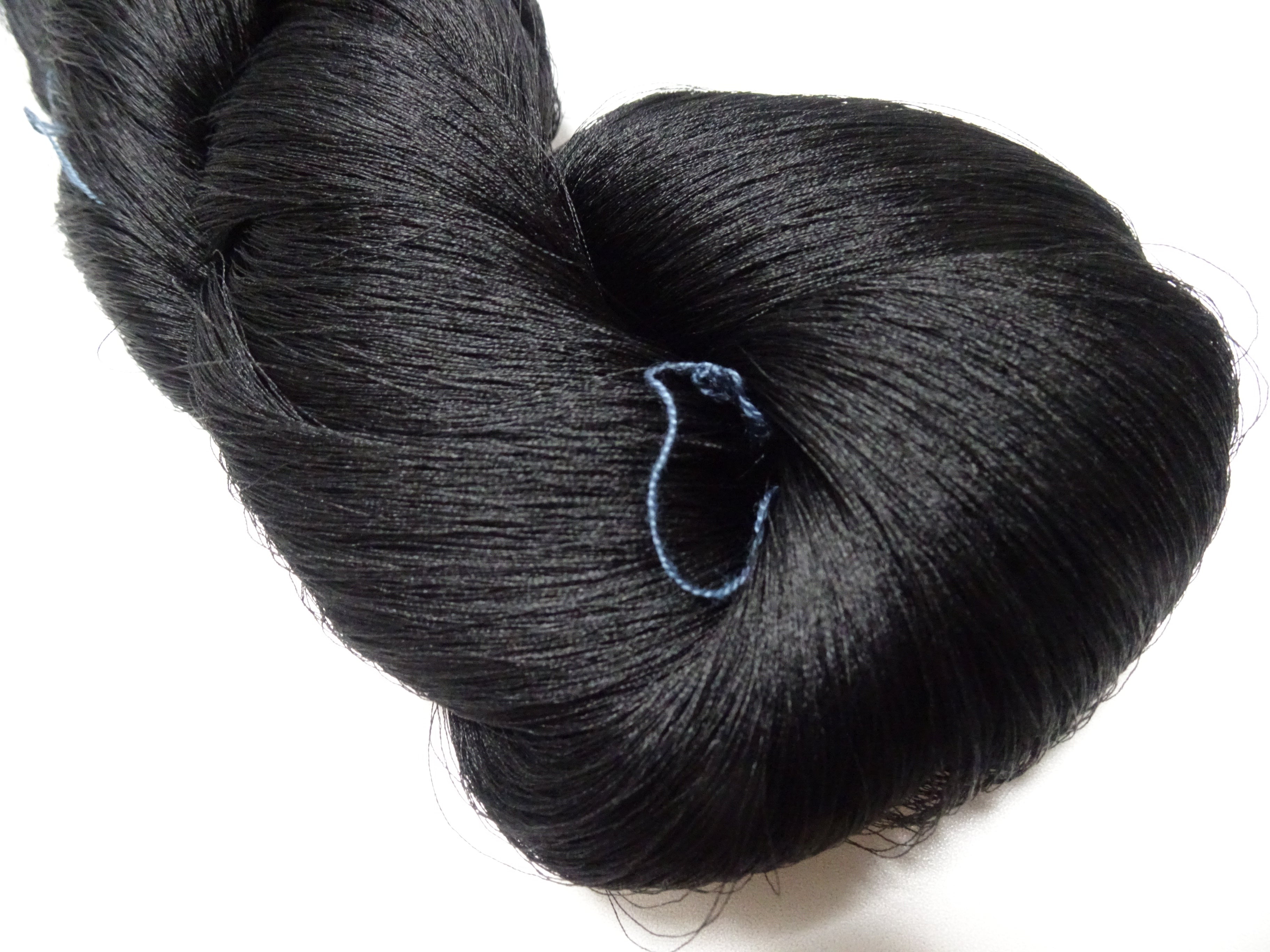 Japanese Vintage Kizome-Dyed Silk Thread Black 19001