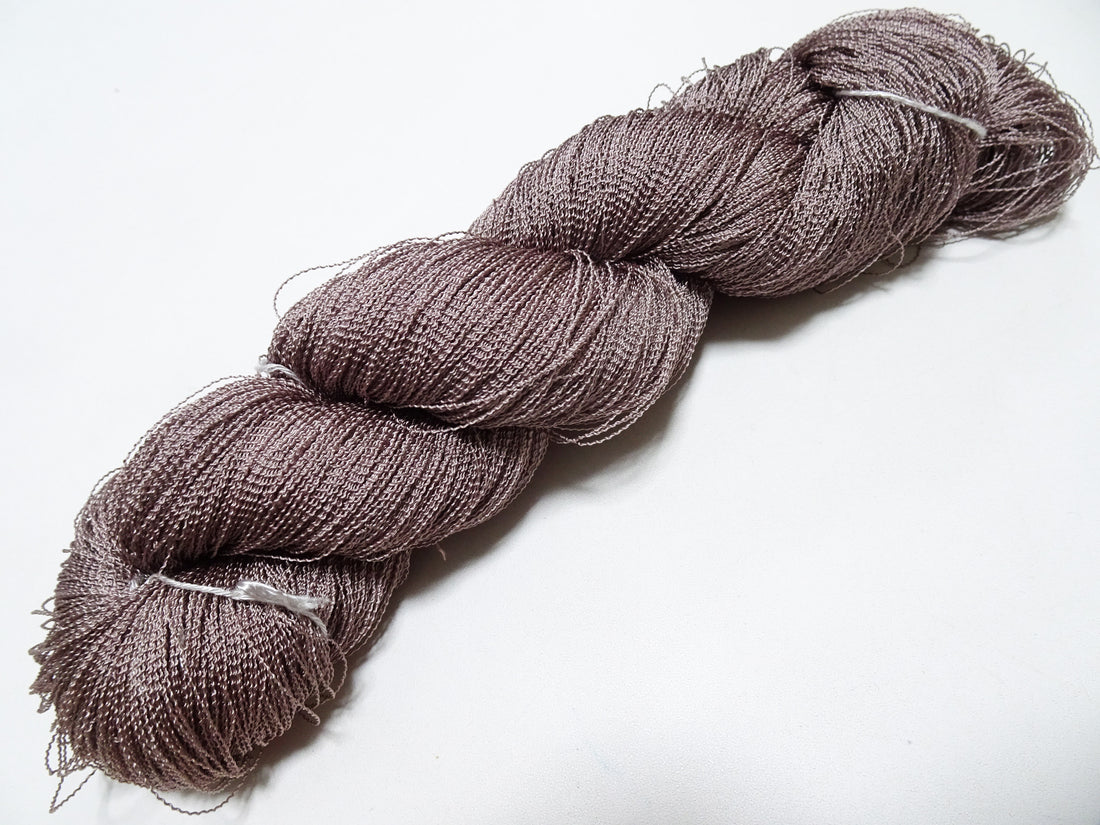 Japanese Vintage Kabe Silk Thread Embroidery & Weaving 16084