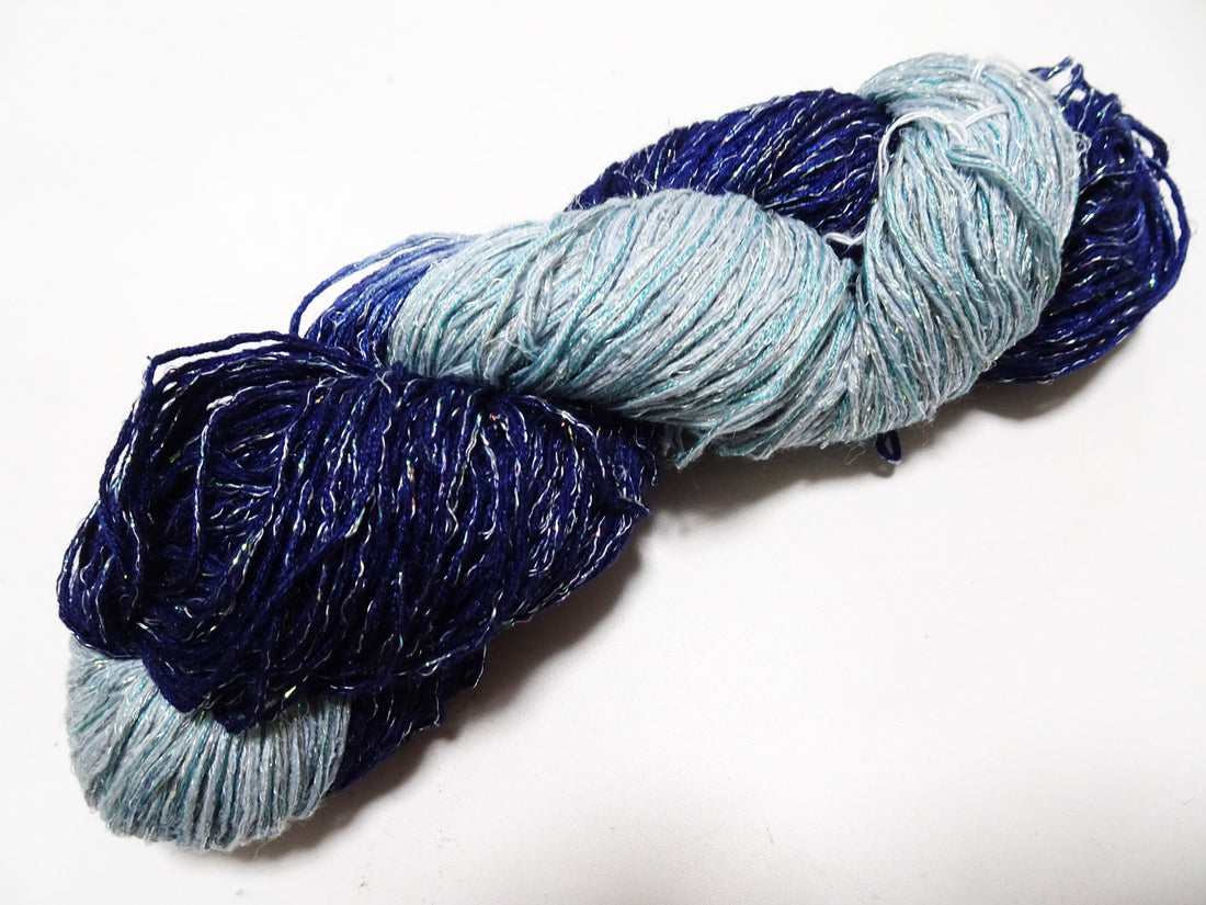 Japanese Tanaka Gen Silk – One-of-a-Kind Hand-Dyed Artistic Silk Wool Thread(Silk87% Wool13%), Rare Japanese Artisan Yarn, Limited Stock 16561