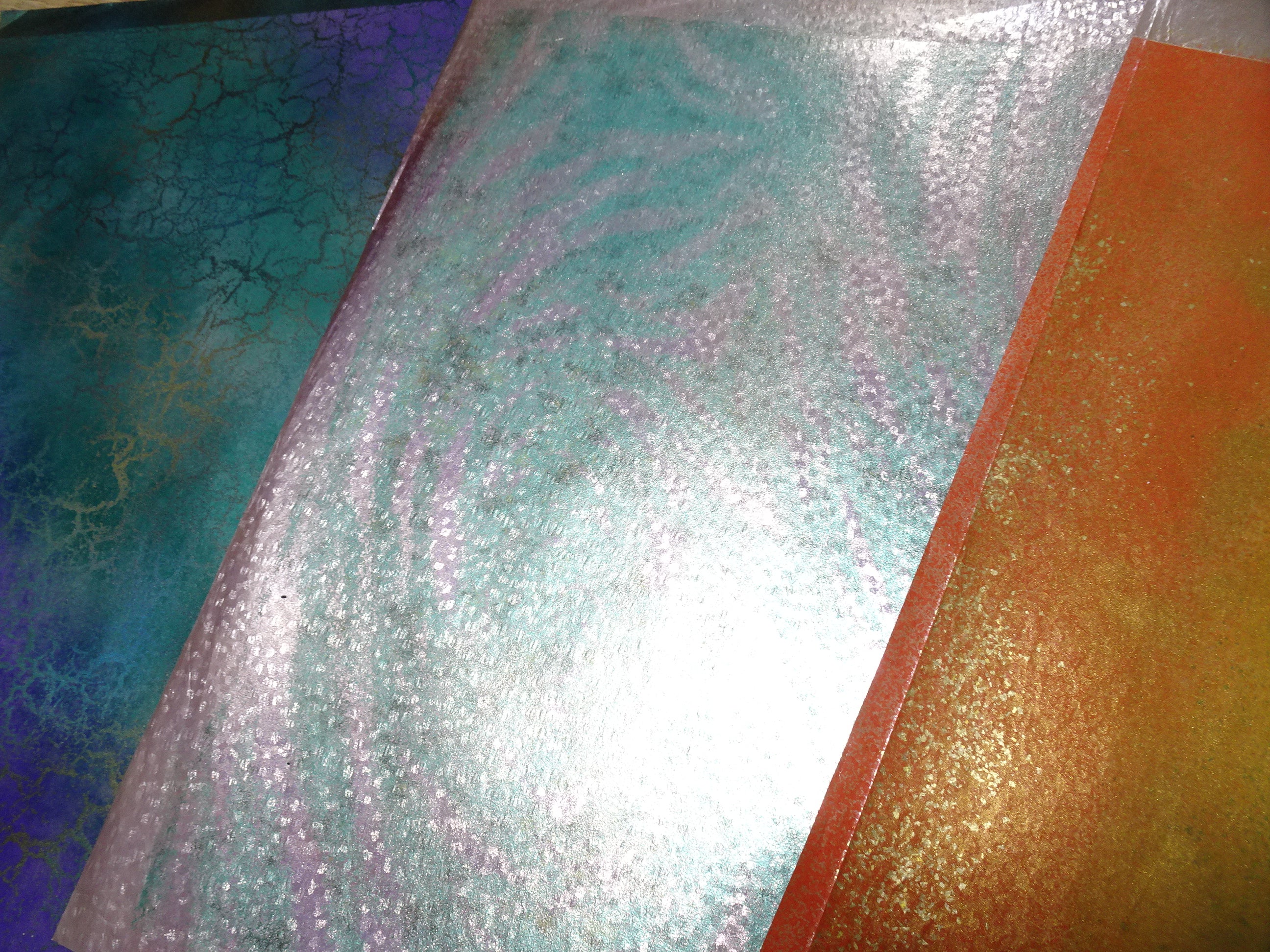 Japanese Vintage Rare Hikibaku Washi Paper 10 sheets 10394