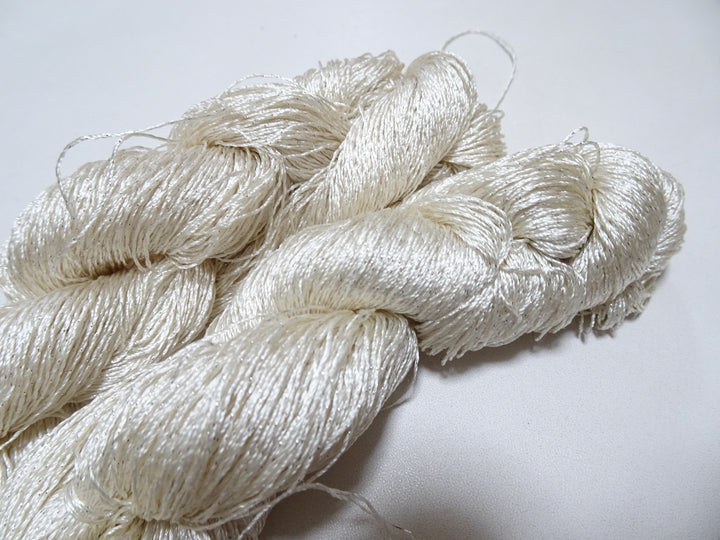 Japanese Vintage High Class Rare Silk Thread 2sets Mixture of Silver embroidery 15978