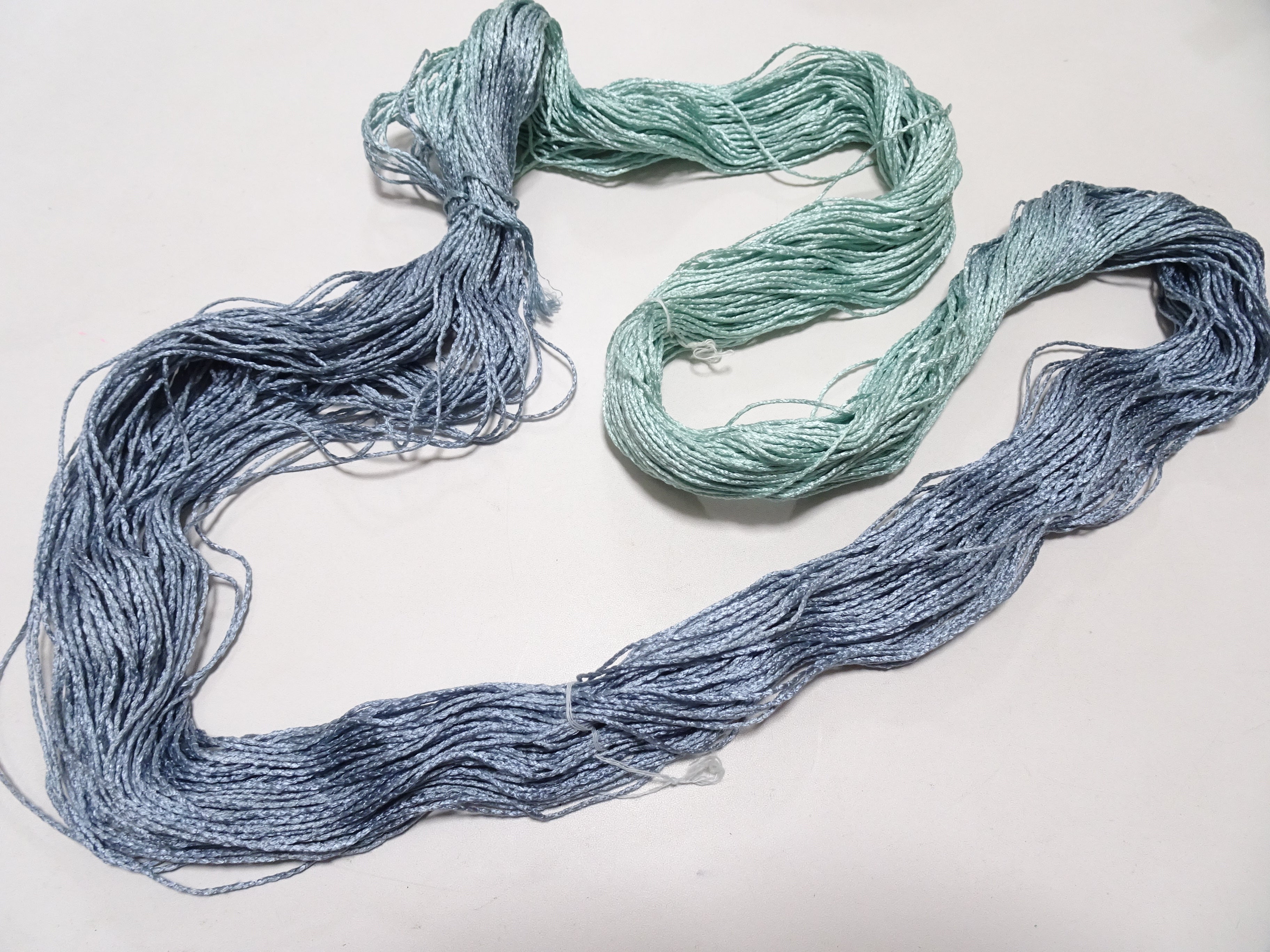 Japanese Tanaka Gen Silk – One-of-a-Kind Hand-Dyed Artistic Silk Thread, Rare Japanese Artisan Yarn, Limited Stock 19166