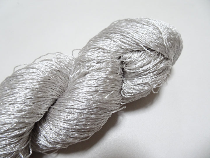 Japanese Vintage High Class Rare Silk Thread Mixture of Silvert embroidery 18490