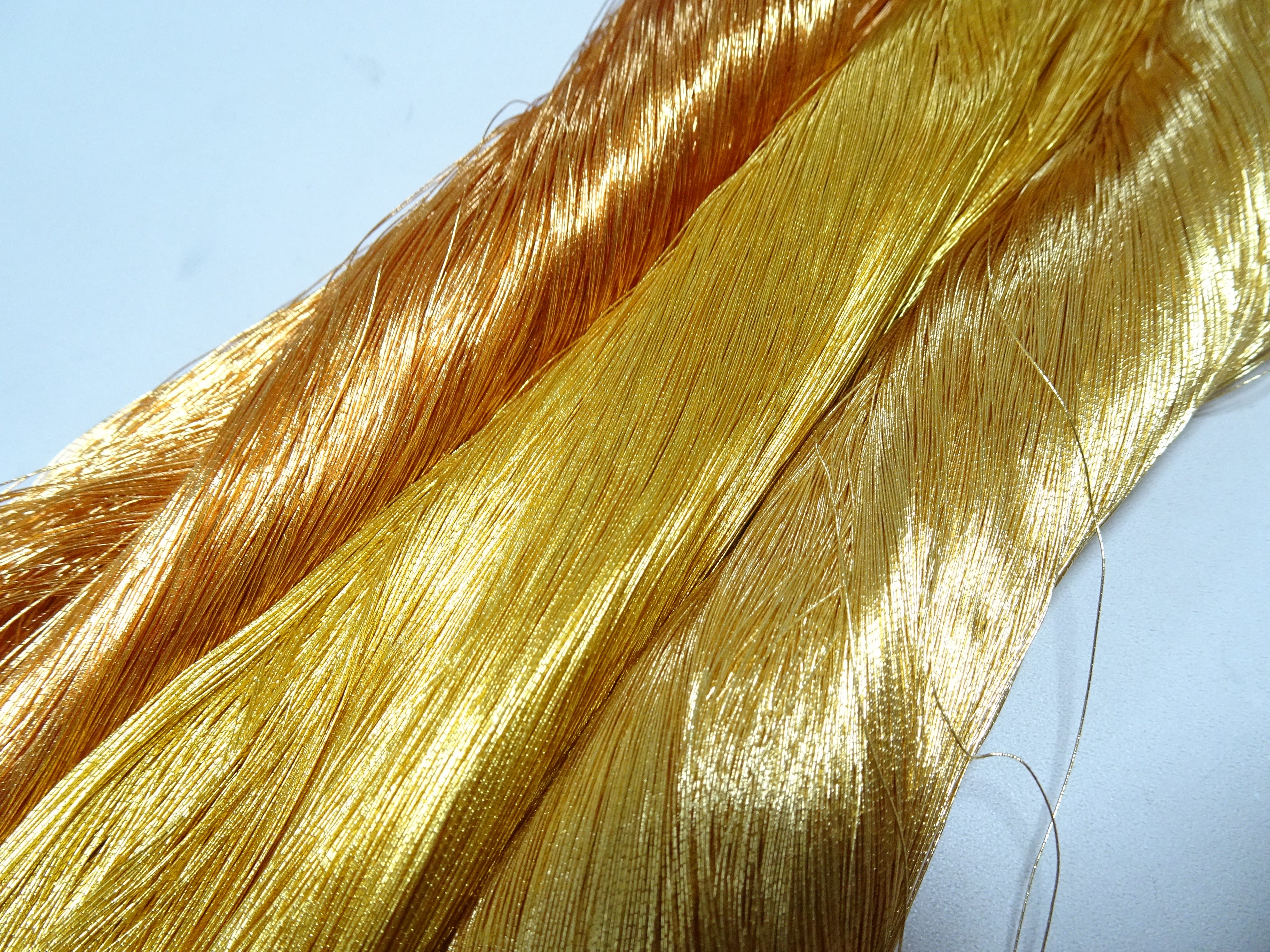 Special price!! Japanese Vintage Superb Gold Leaf Thread 3sets embroidery 3000M 16672  0.27mm
