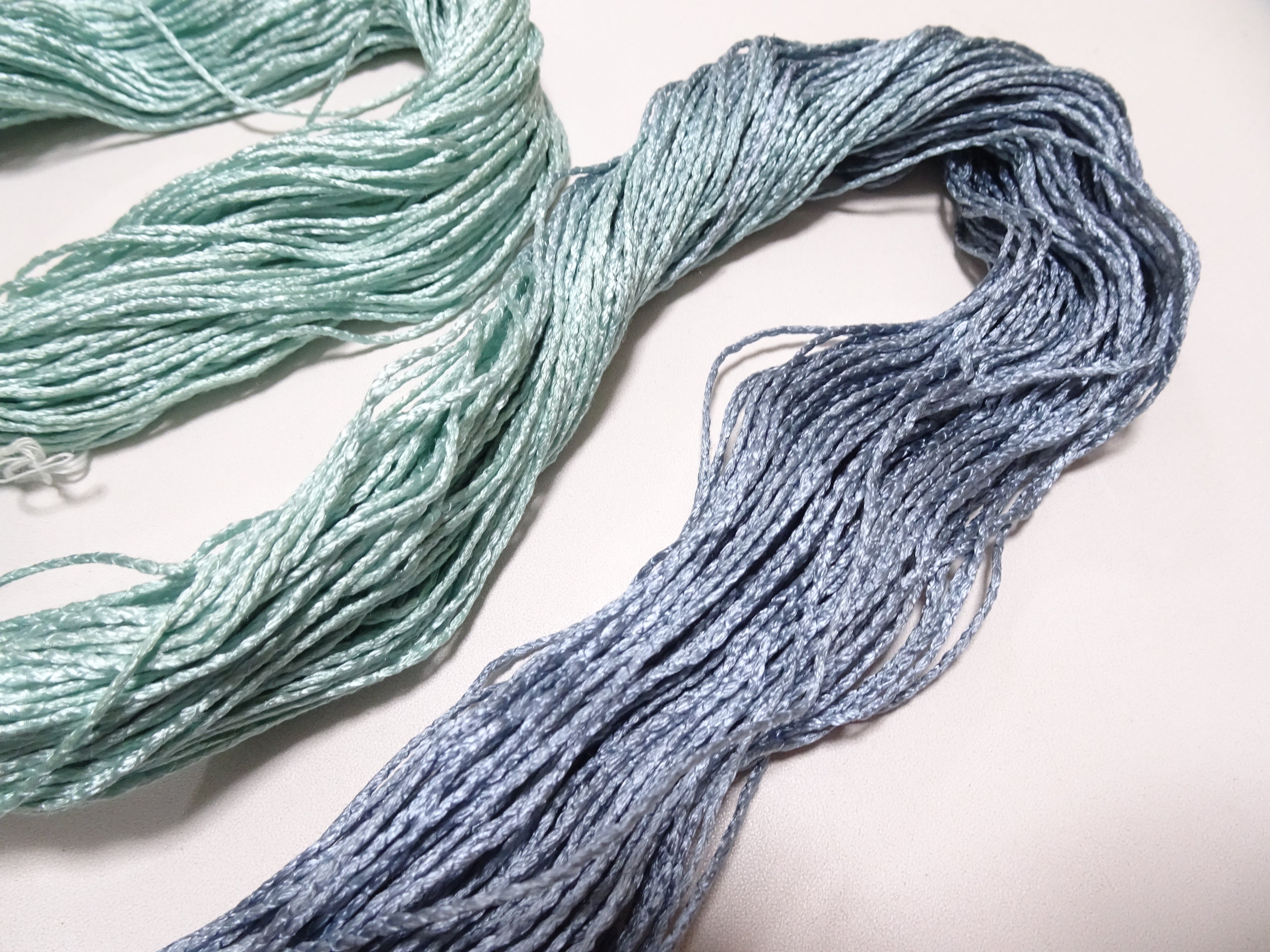 Japanese Tanaka Gen Silk – One-of-a-Kind Hand-Dyed Artistic Silk Thread, Rare Japanese Artisan Yarn, Limited Stock 19166