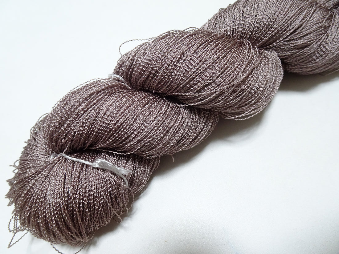 Japanese Vintage Kabe Silk Thread Embroidery & Weaving 16084