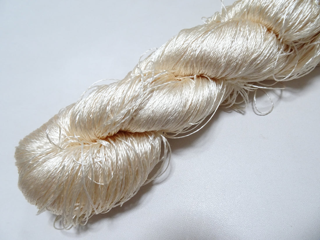 Japanese Vintage Twisted Silk Thread Embroidery 19473