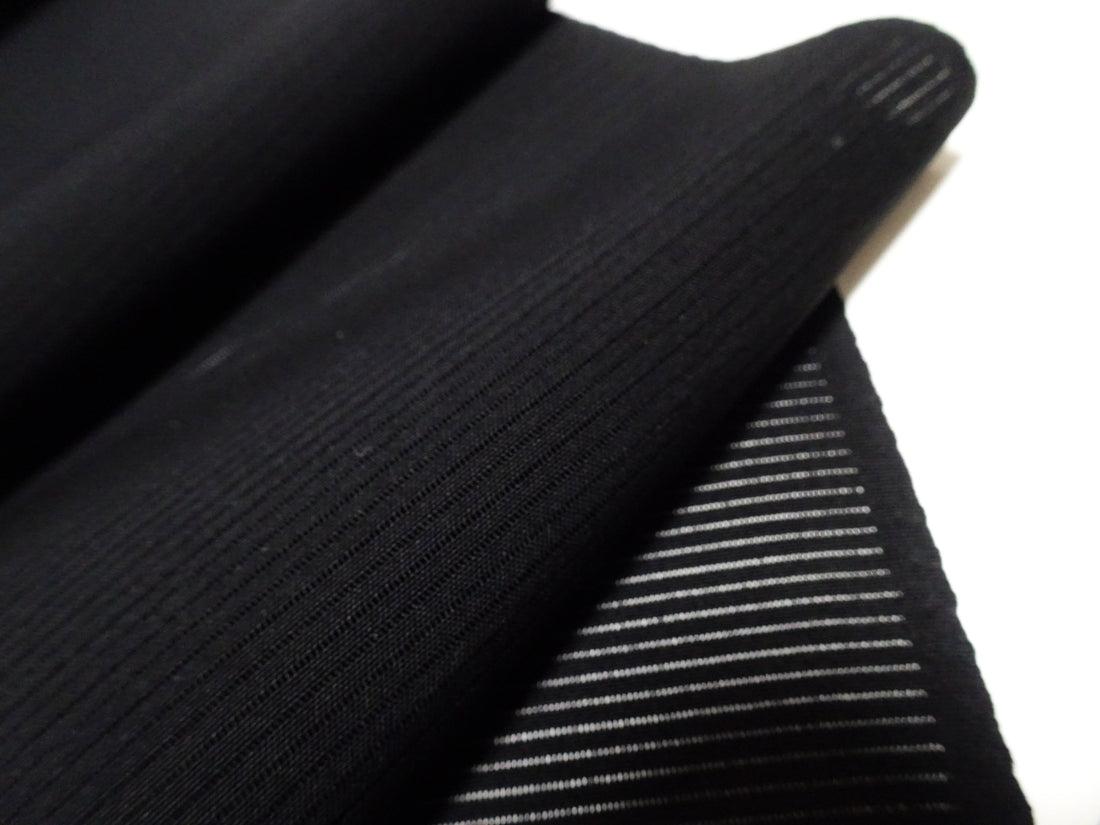 Japanese Ro Silk Bolts  Black / Hamayashi Dyeing 17501