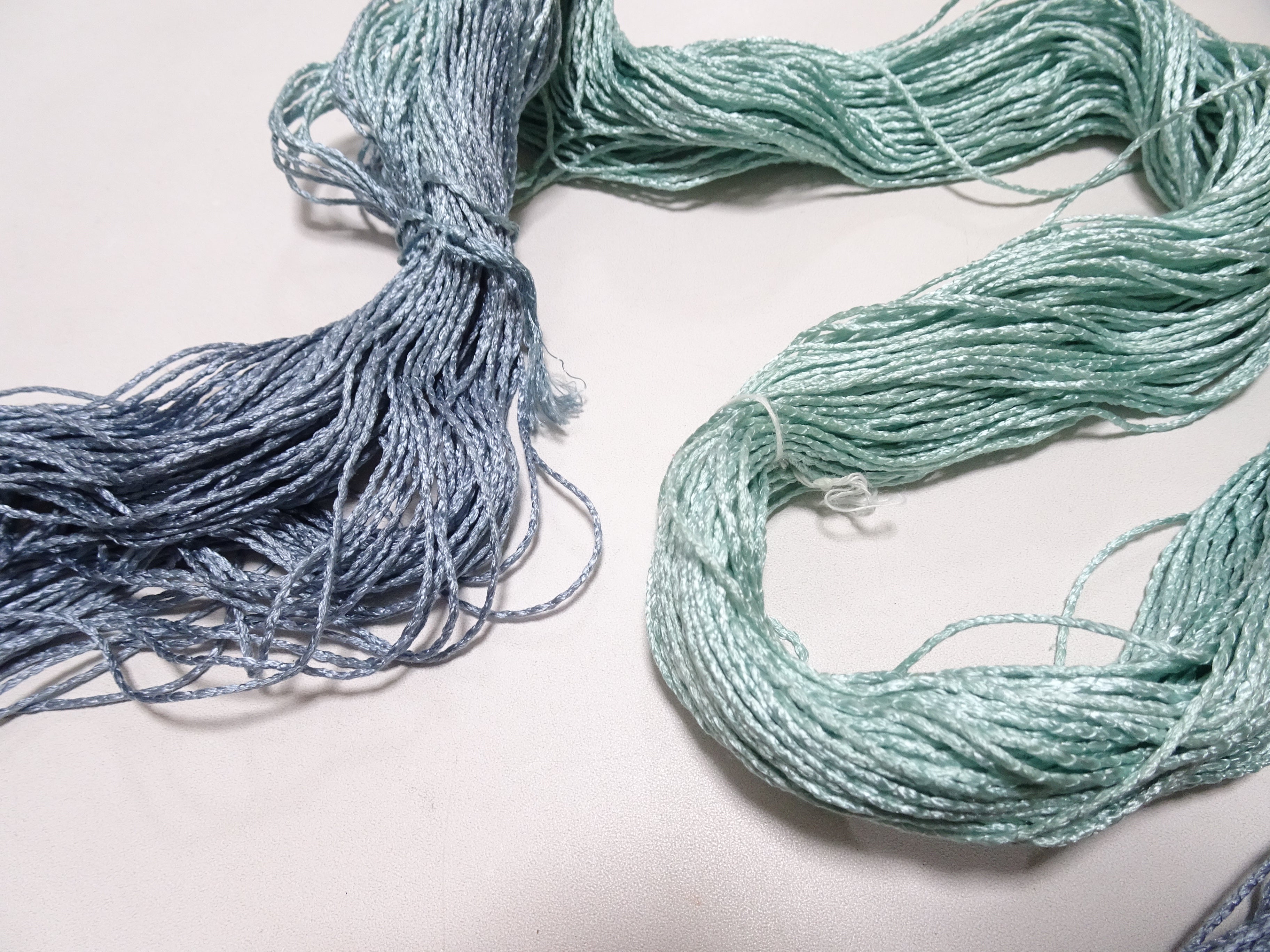 Japanese Tanaka Gen Silk – One-of-a-Kind Hand-Dyed Artistic Silk Thread, Rare Japanese Artisan Yarn, Limited Stock 19166