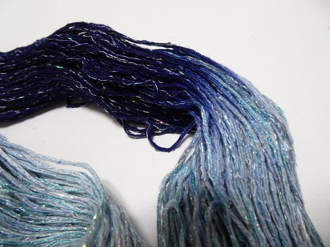 Japanese Tanaka Gen Silk – One-of-a-Kind Hand-Dyed Artistic Silk Wool Thread(Silk87% Wool13%), Rare Japanese Artisan Yarn, Limited Stock 16561