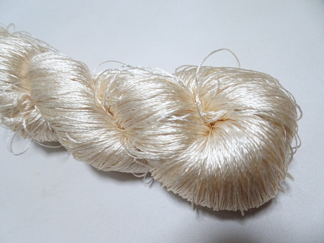 Japanese Vintage Twisted Silk Thread Embroidery 19473