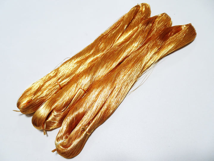 Special price!! Japanese Vintage Superb Gold Leaf Thread 3sets embroidery 3000M 16673  0.27mm