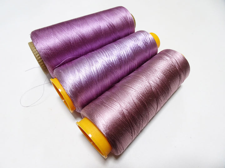 Special Price!! Japanese vintage silk thread 3sets Over 6000M embroidery 15250