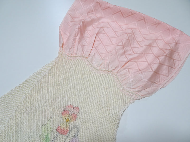 Japanese Kimono Silk Obi Age Shibori  18080
