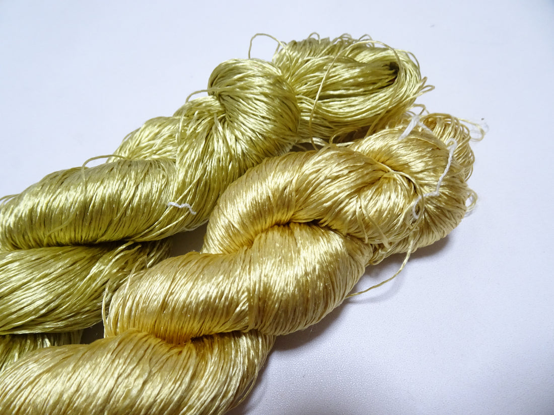 Japanese Vintage Loose Twisted Silk Thread 2sets Embroidery 16871