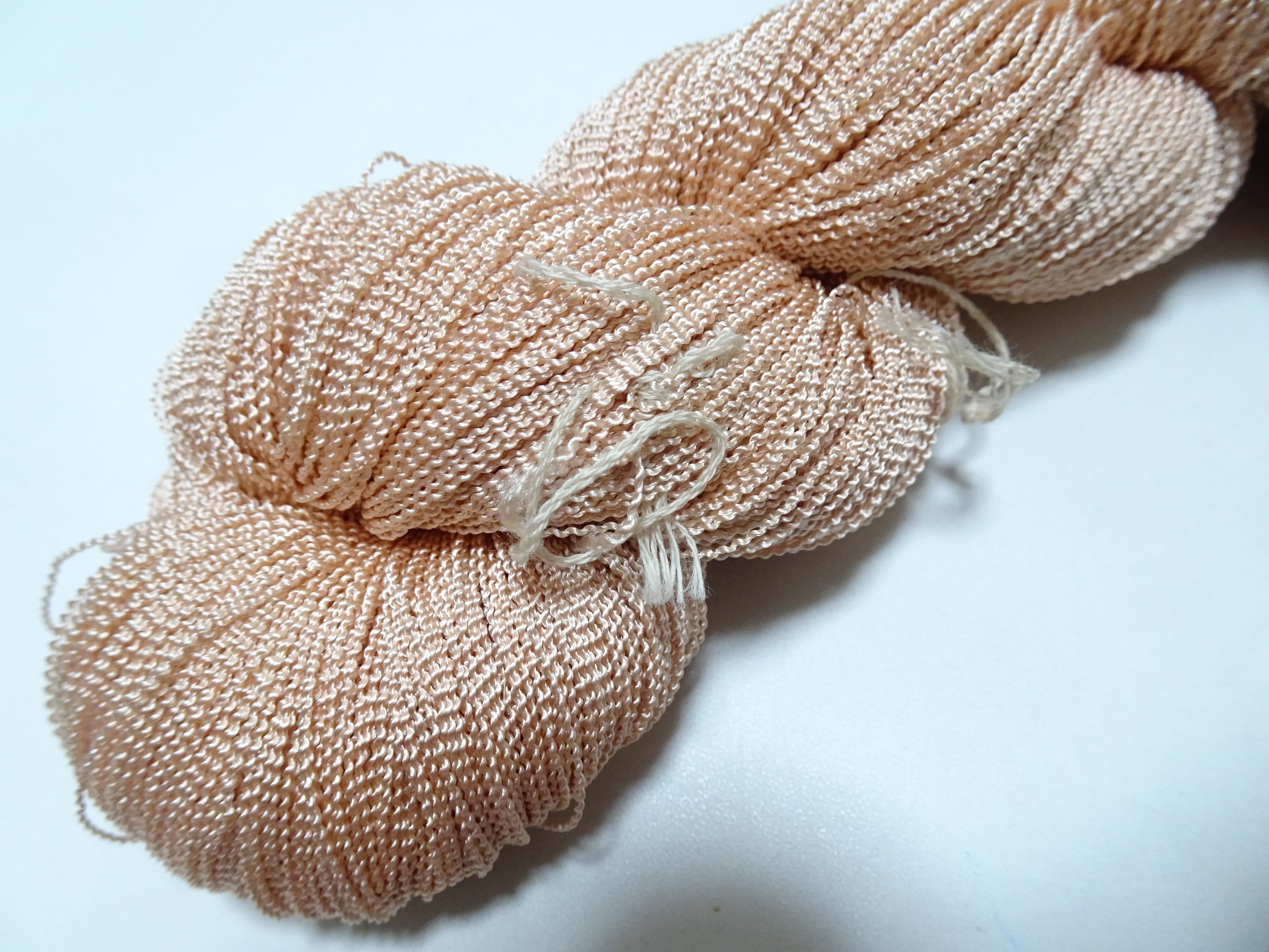 Japanese Vintage Kabe Silk Thread Embroidery & Weaving 16085
