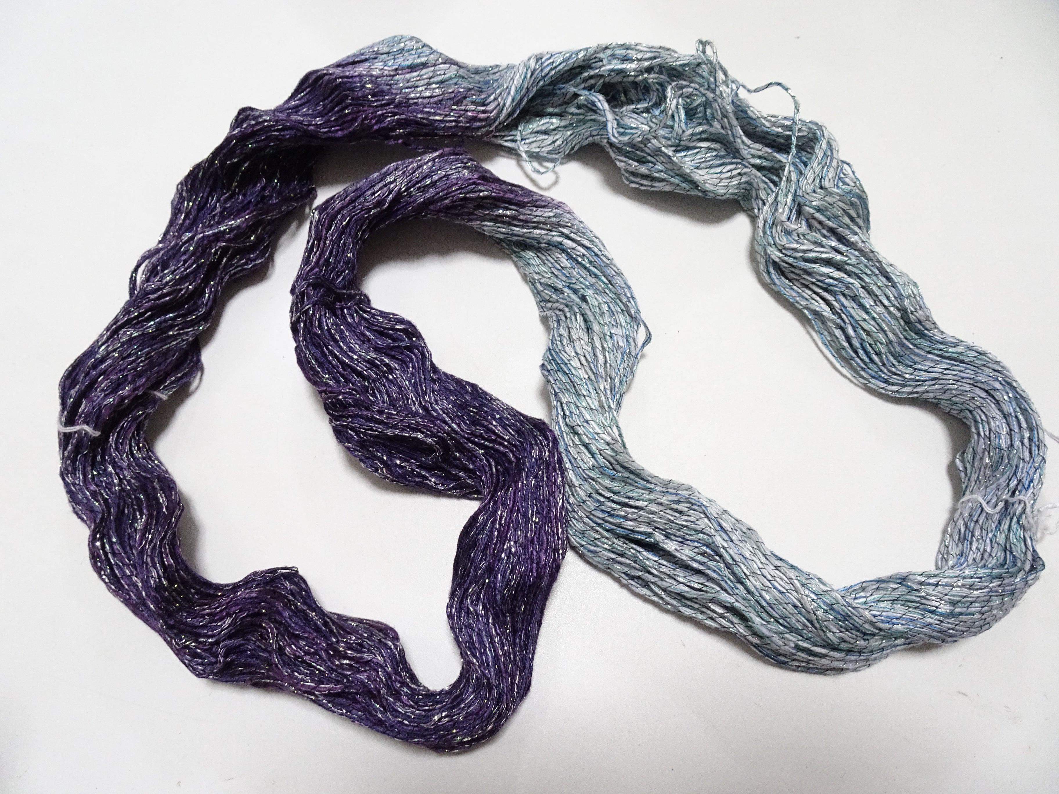 Japanese Tanaka Gen Silk – One-of-a-Kind Hand-Dyed Artistic Silk Wool Thread(Silk87% Wool13%), Rare Japanese Artisan Yarn, Limited Stock 16562