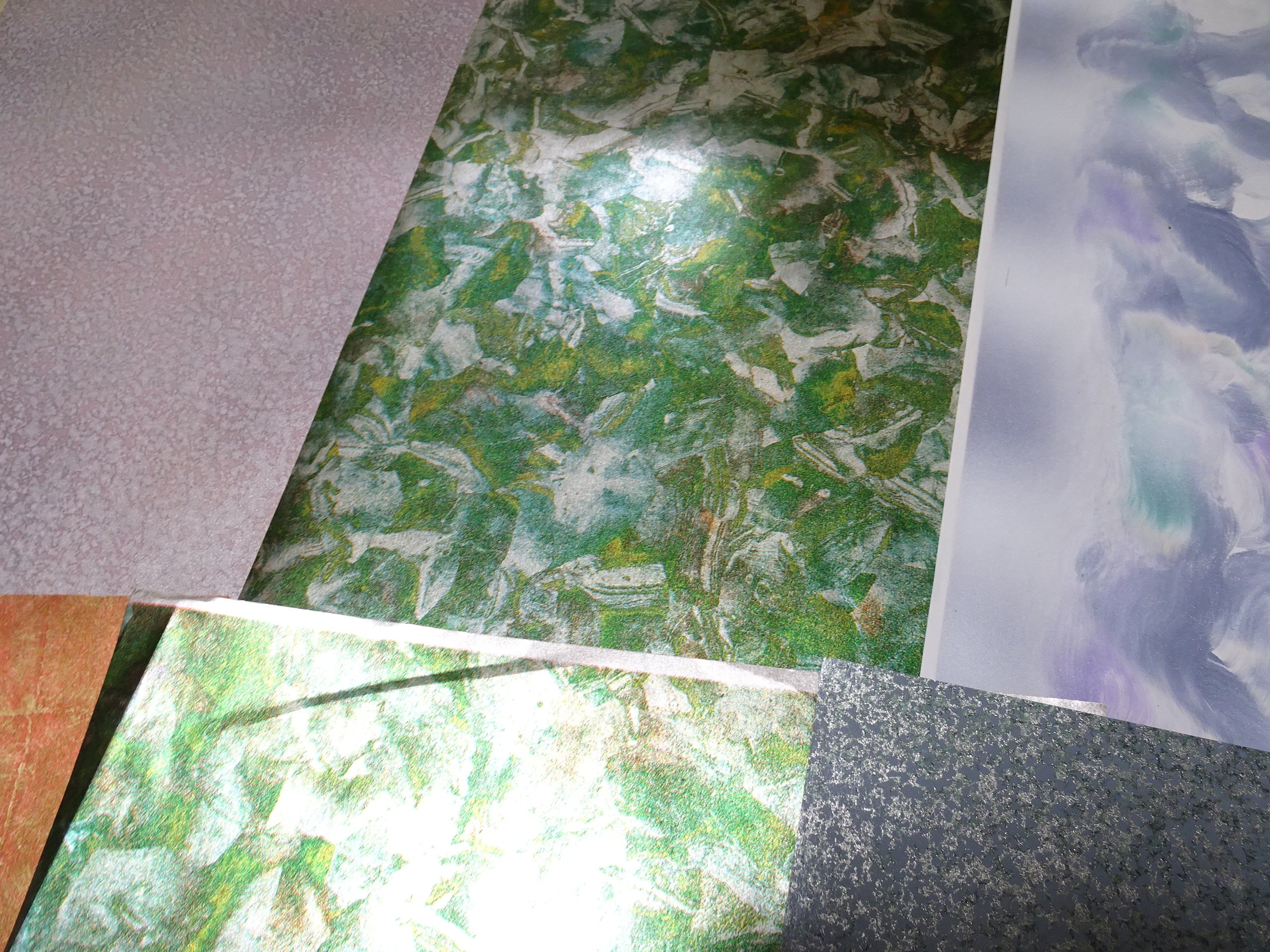 Japanese Vintage Rare Hikibaku Washi Paper 10 sheets 10395