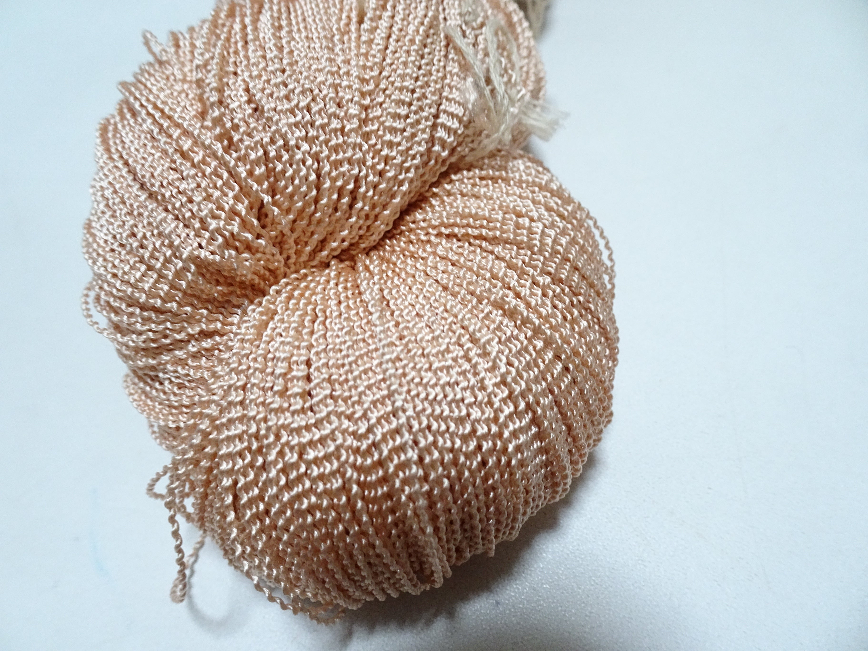 Japanese Vintage Kabe Silk Thread Embroidery & Weaving 16085