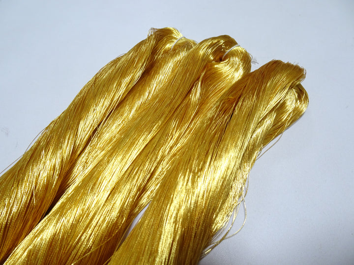 Special price!! Japanese Vintage Superb Gold Leaf Thread 3sets embroidery 3000M 16674  0.27mm
