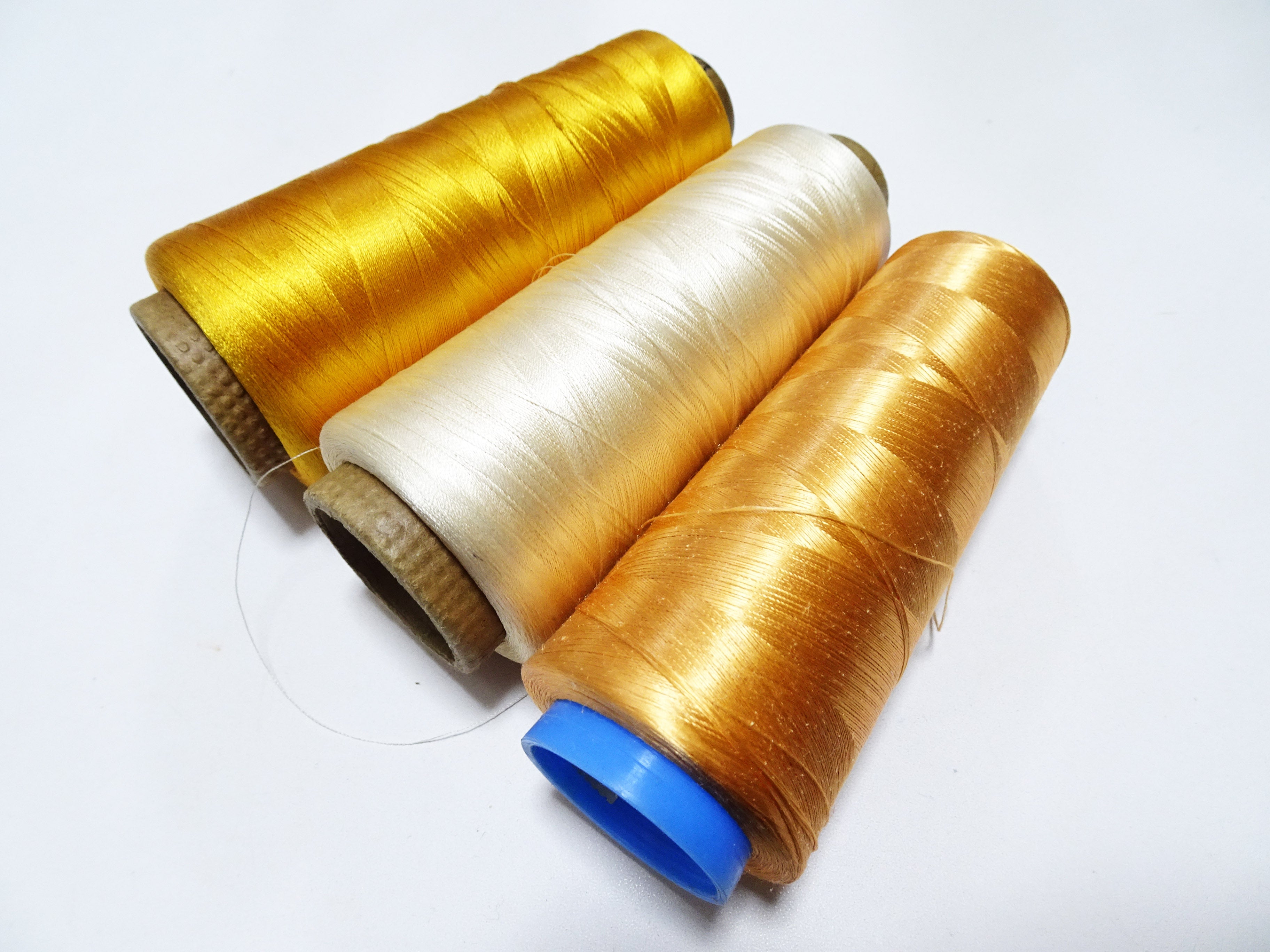 Special Price!! Japanese vintage silk thread 3sets Over 6000M embroidery 15251