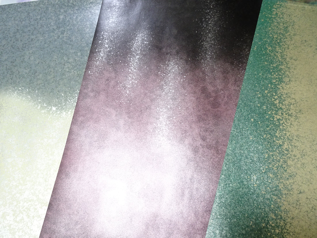 Japanese Vintage Rare Hikibaku Washi Paper 10 sheets 10395