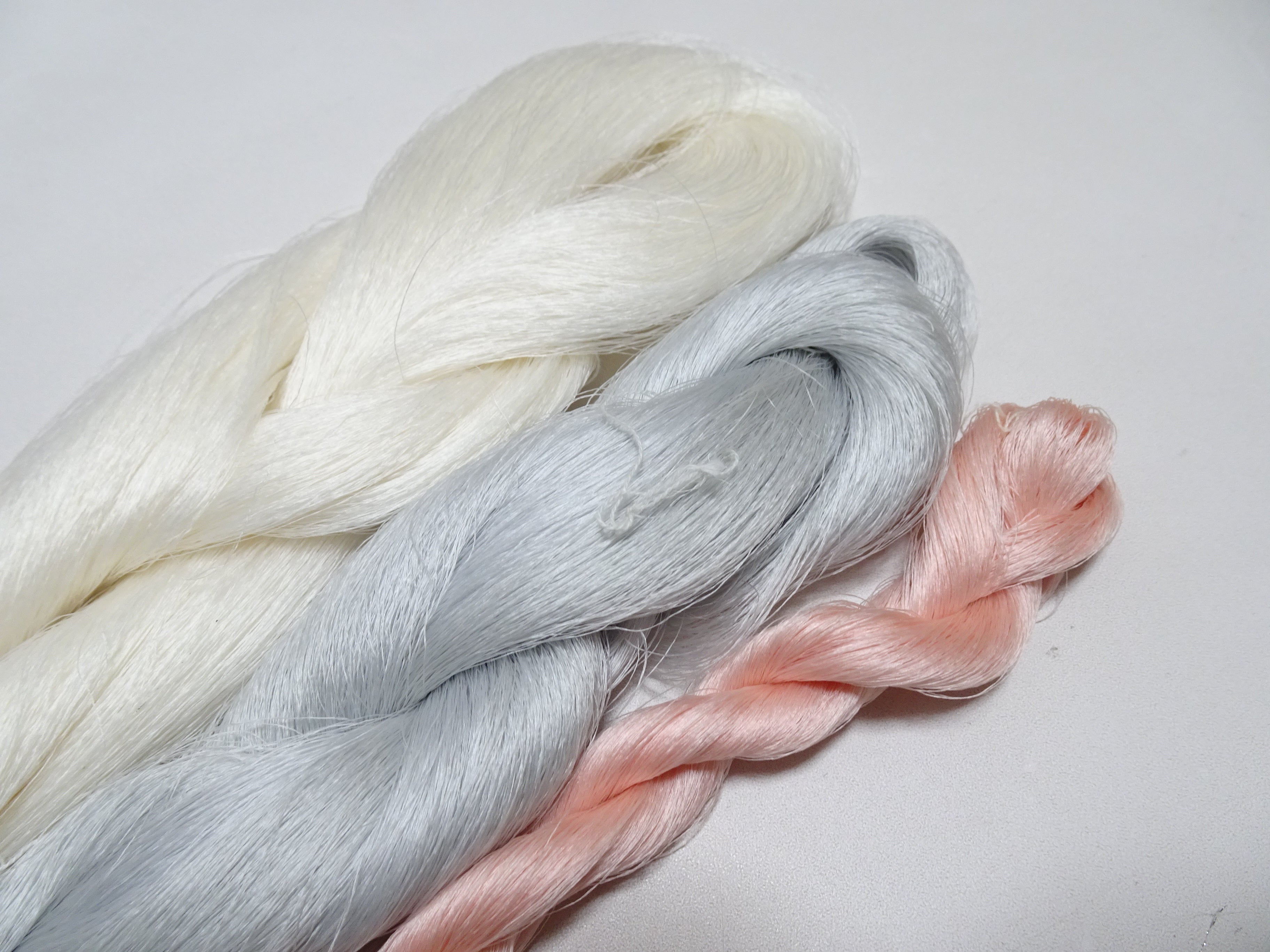 Japanese Vintage Kizome-Dyed Silk Thread 3sets 19004