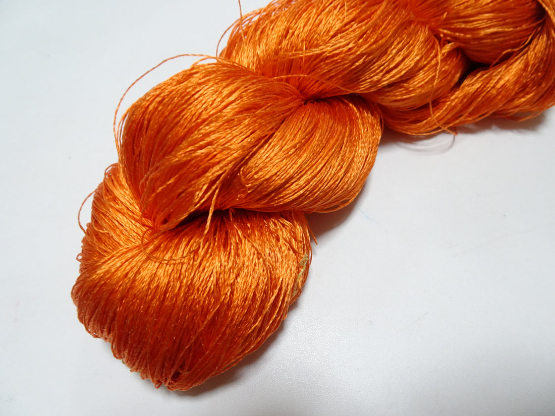 Japanese Vintage Twisted Silk Thread Embroidery 14592