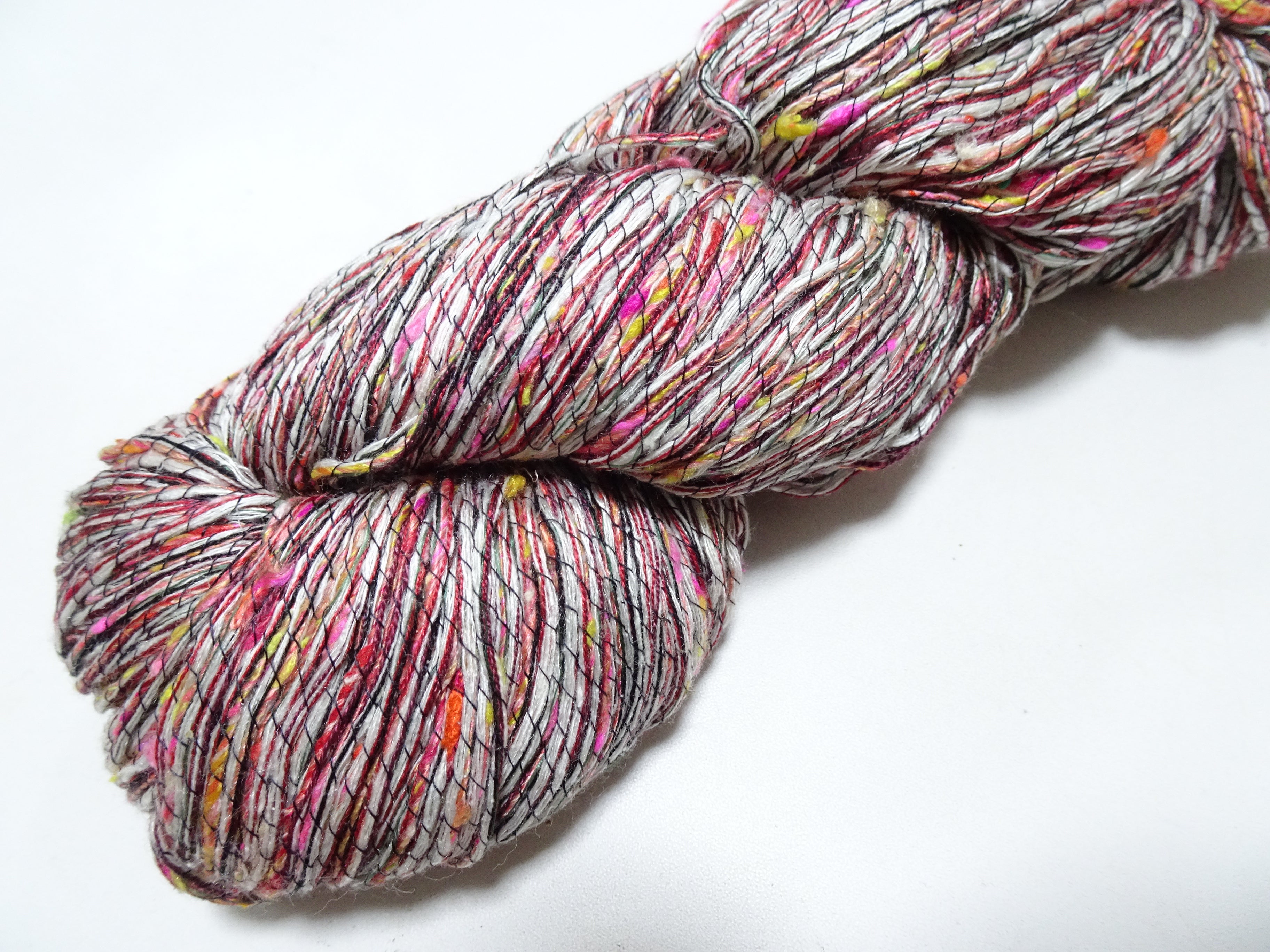 Japanese Tanaka Gen Silk – One-of-a-Kind Hand-Dyed Artistic Silk Wool Thread(Silk87% Wool13%), Rare Japanese Artisan Yarn, Limited Stock 16563