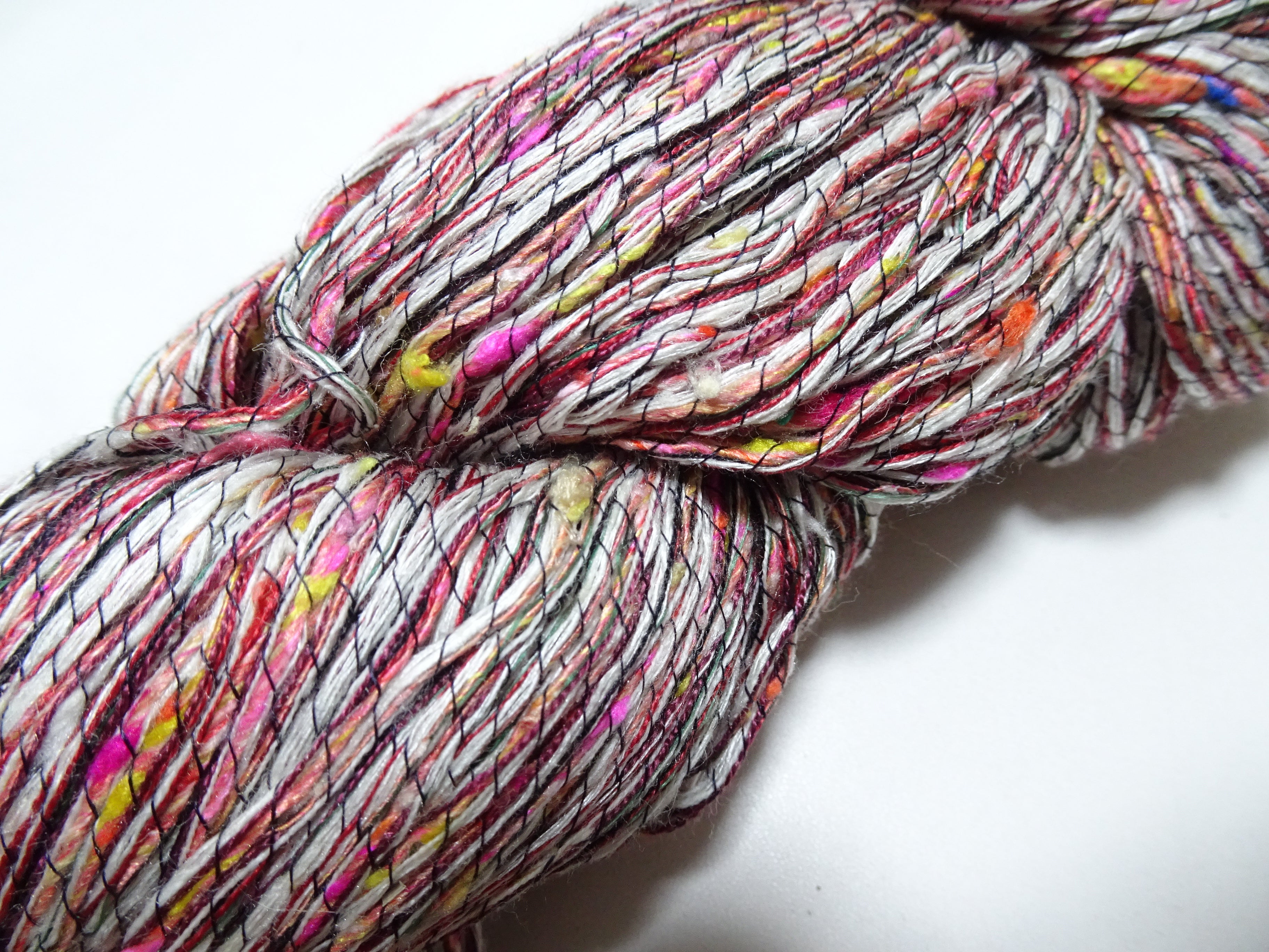 Japanese Tanaka Gen Silk – One-of-a-Kind Hand-Dyed Artistic Silk Wool Thread(Silk87% Wool13%), Rare Japanese Artisan Yarn, Limited Stock 16563