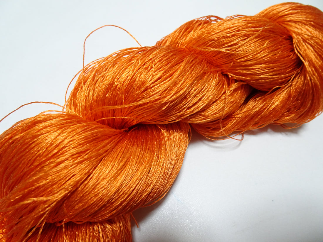 Japanese Vintage Twisted Silk Thread Embroidery 14592