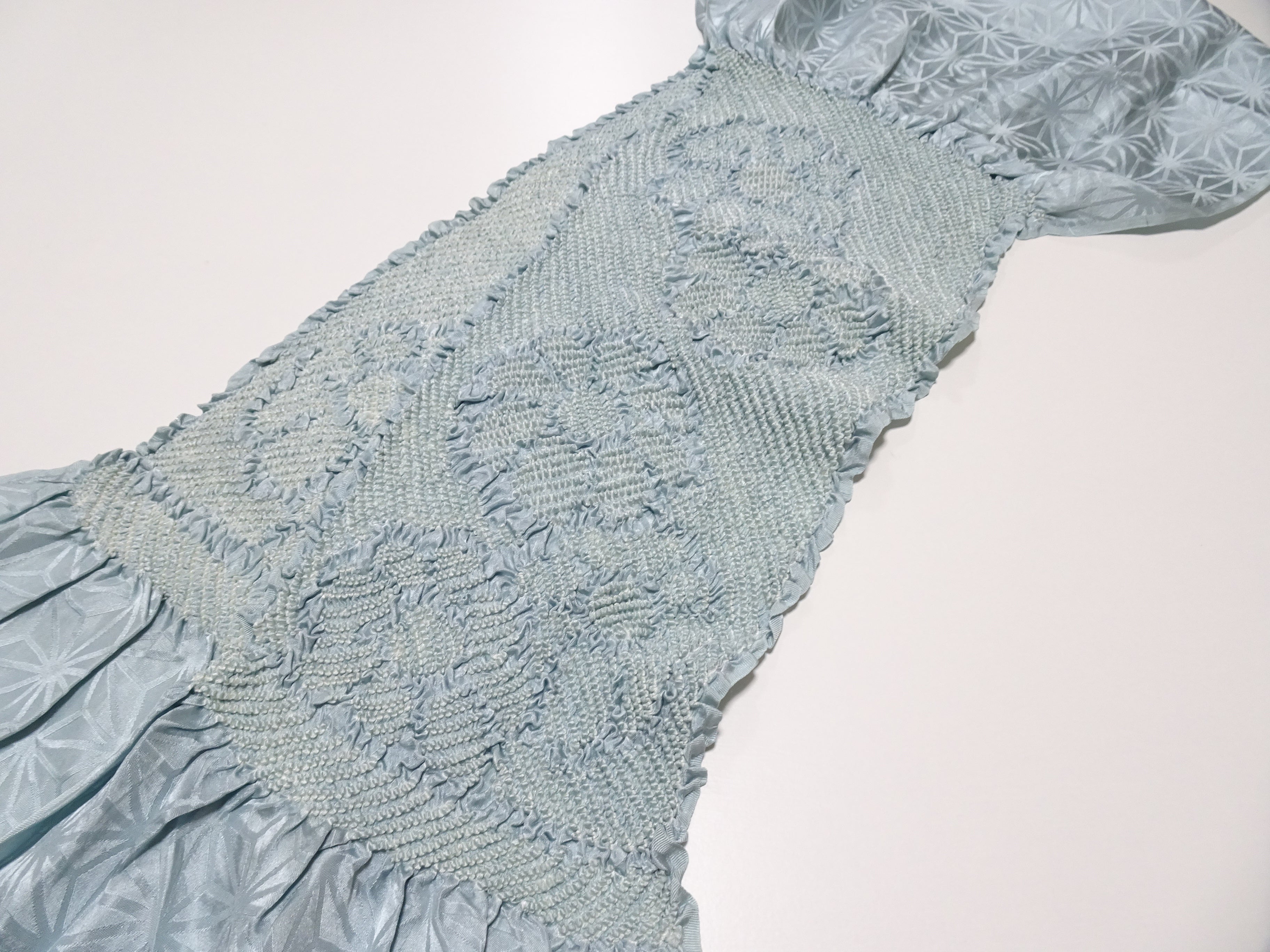 Japanese Kimono Silk Obi Age Shibori  18081