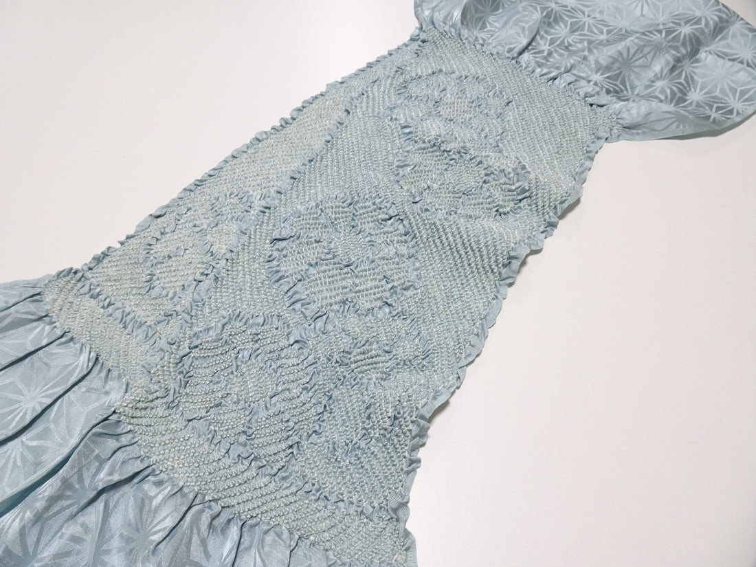 Japanese Kimono Silk Obi Age Shibori  18081