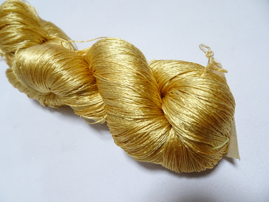 Japanese Vintage Twisted Silk Thread Embroidery 19475