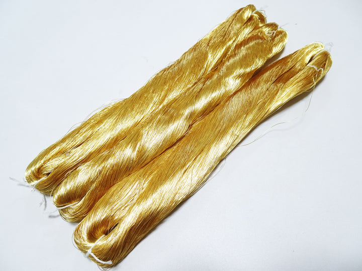 Special price!! Japanese Vintage Superb Gold Leaf Thread 3sets embroidery 3000M 16675  0.27mm