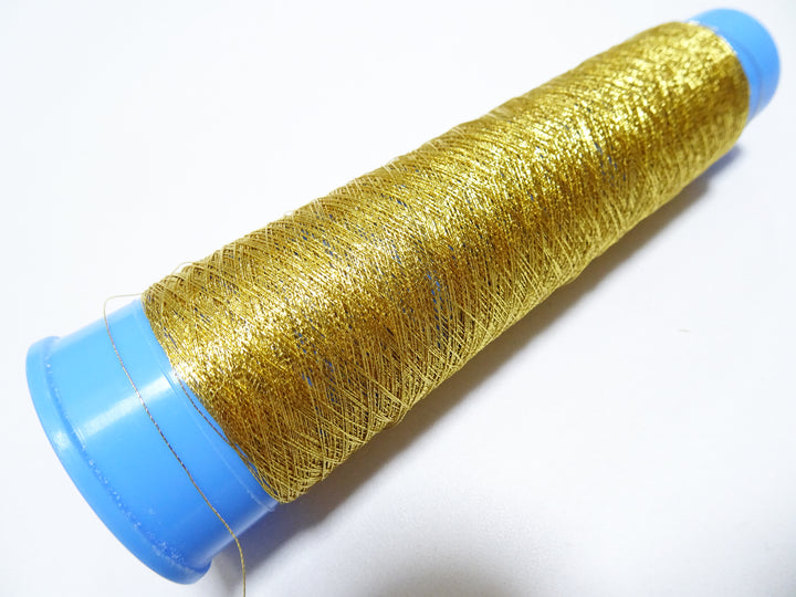 Special price! Japanese vintage rare Superb 24K gold leaf thread 100M embroidery 1 washable  0.16mm