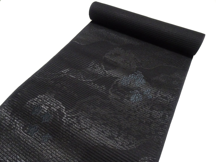 Japanese Ro Silk Bolts  Black / Omi Dyeing 17503