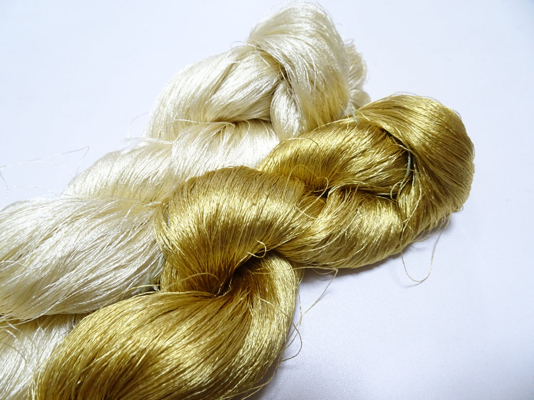 Japanese Vintage Twisted Silk Thread 2sets Embroidery 19939