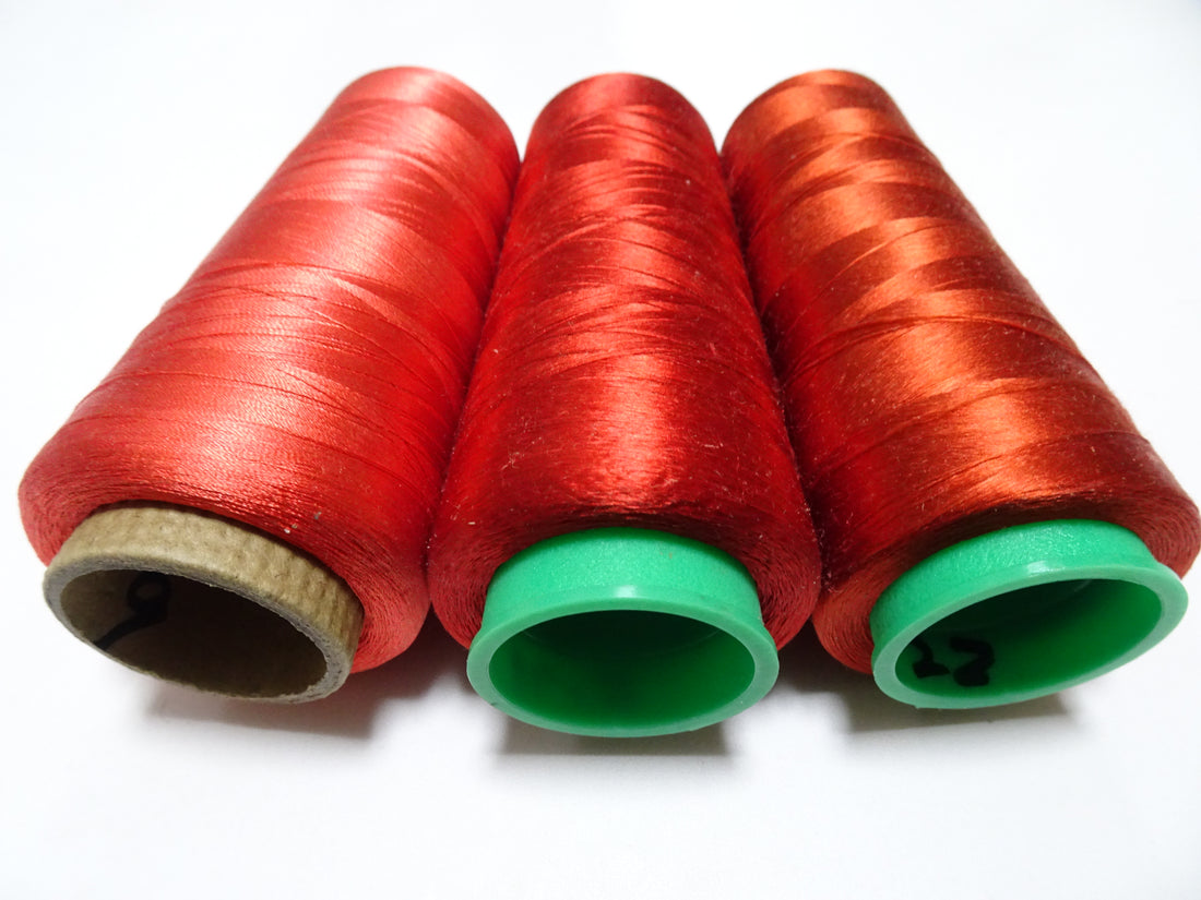 Special Price!! Japanese vintage silk thread 3sets Over 6000M embroidery 15252