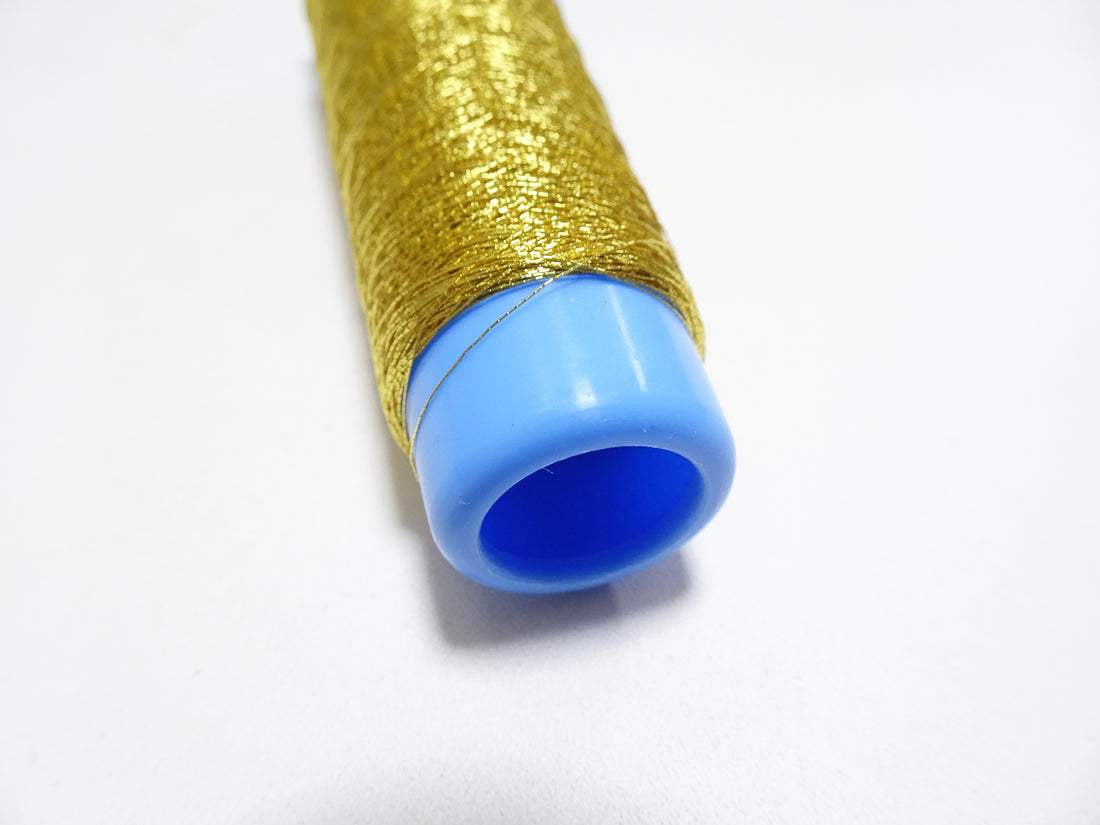 Special price! Japanese vintage rare Superb 24K gold leaf thread 100M embroidery 1 washable  0.16mm