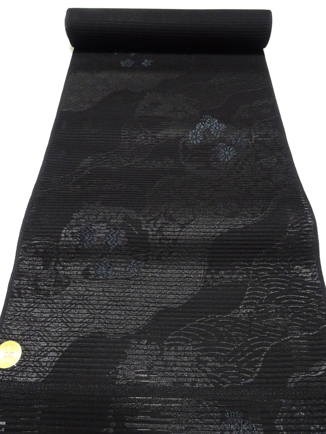 Japanese Ro Silk Bolts  Black / Omi Dyeing 17503