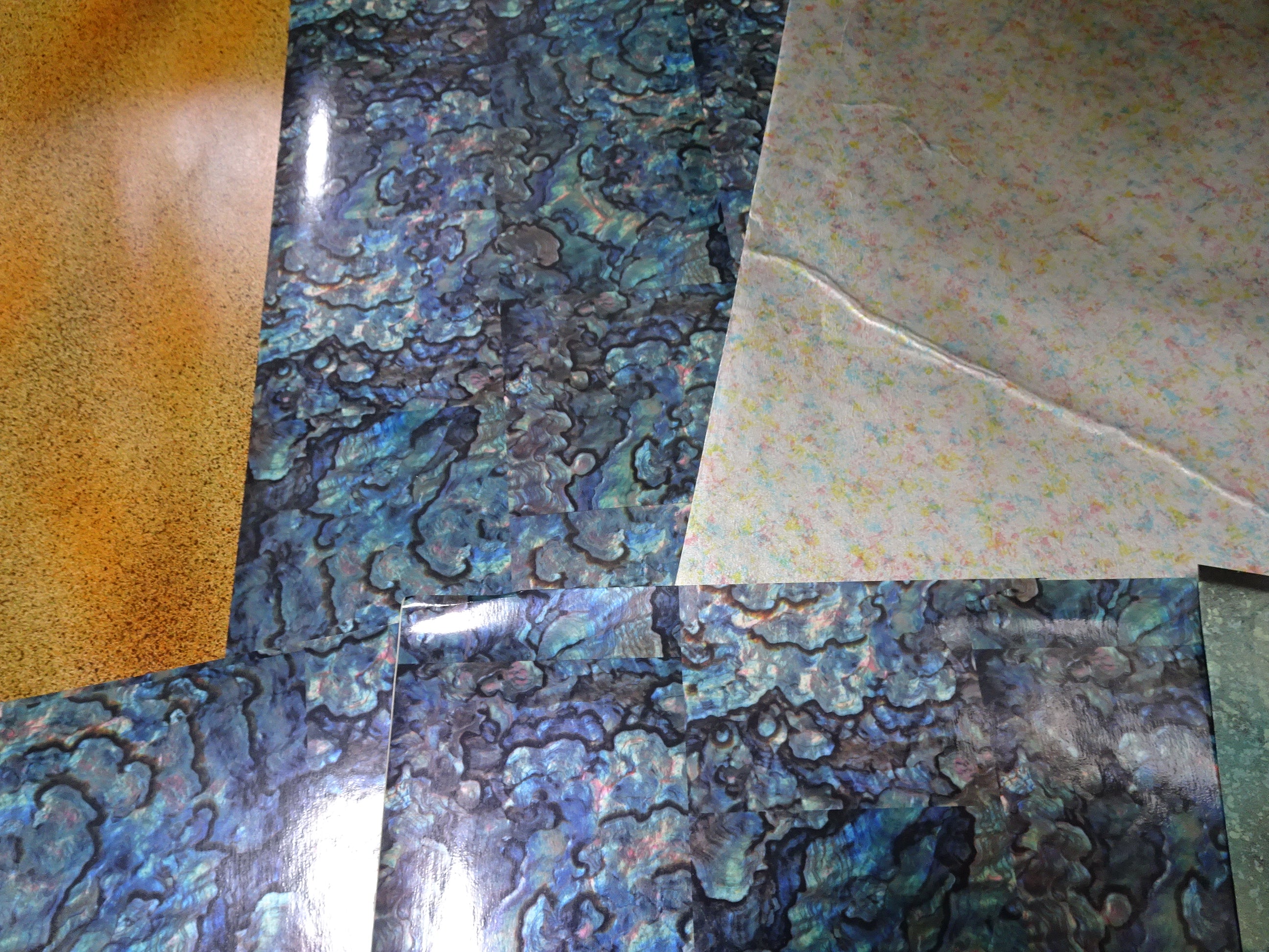 Japanese Vintage Rare Hikibaku Washi Paper 10 sheets 10396