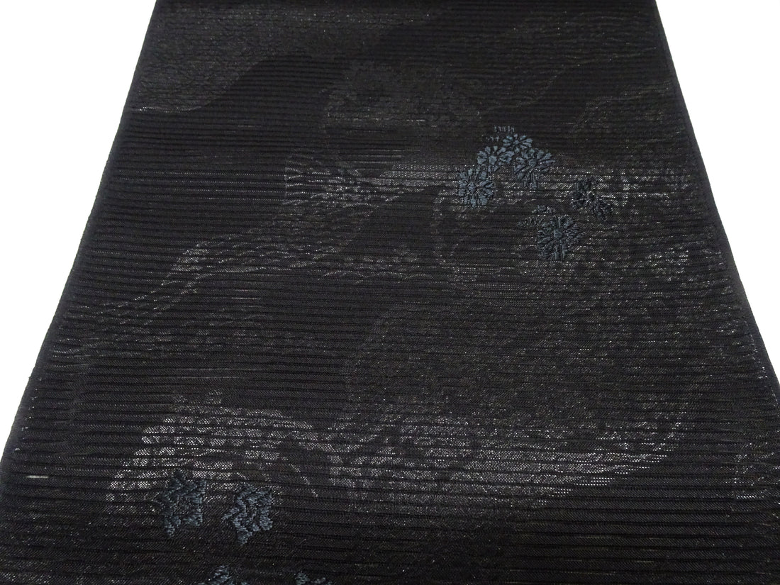 Japanese Ro Silk Bolts  Black / Omi Dyeing 17503