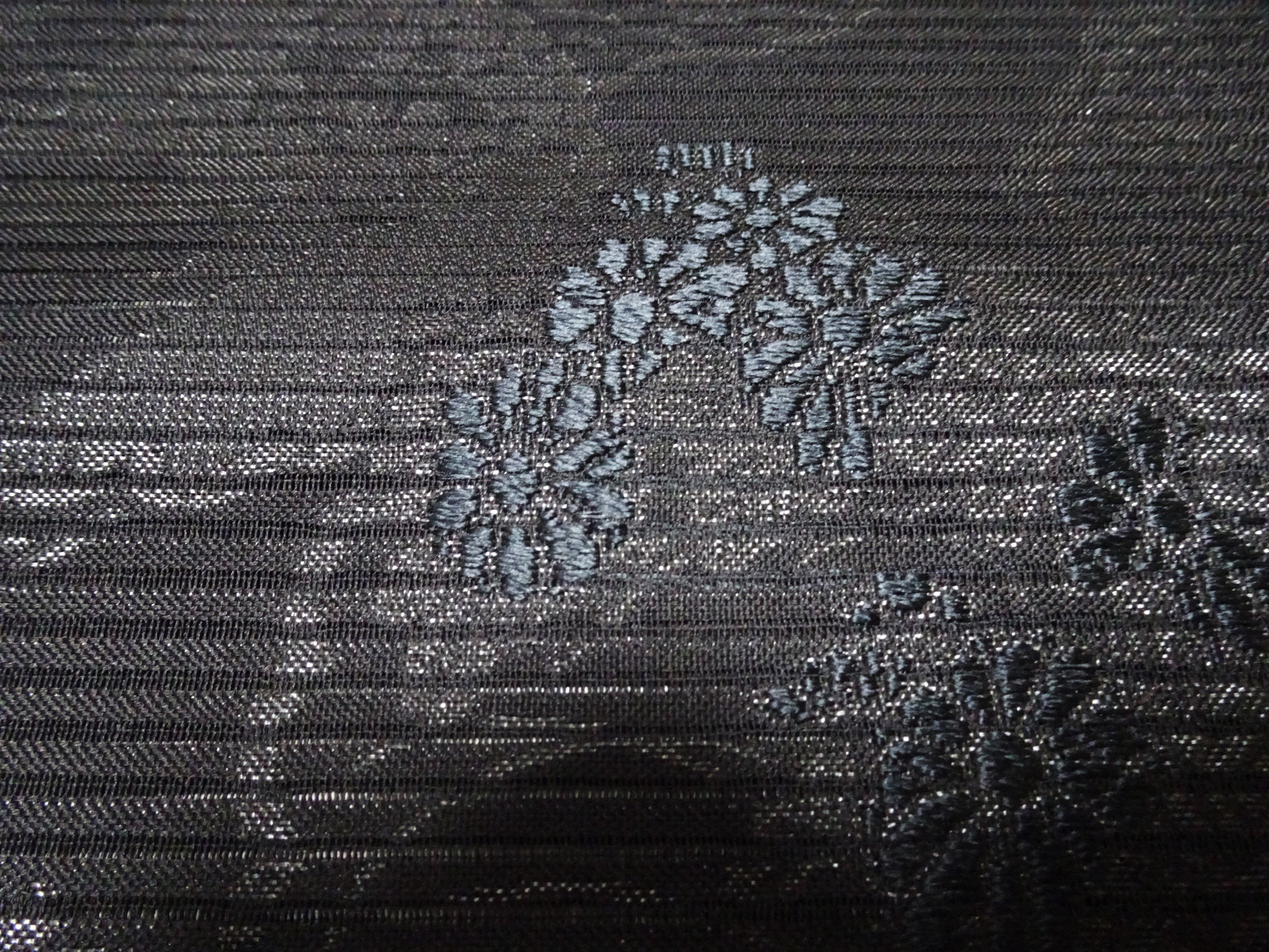 Japanese Ro Silk Bolts  Black / Omi Dyeing 17503