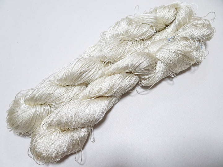 Japanese Vintage High Class Rare Silk Thread 2sets Mixture of Silver embroidery 15982