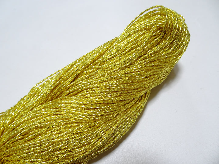 Special price!!　Japanese Vintage Rare Double Twist Gold leaf thread Embroidery 500M 1.30mm 16676