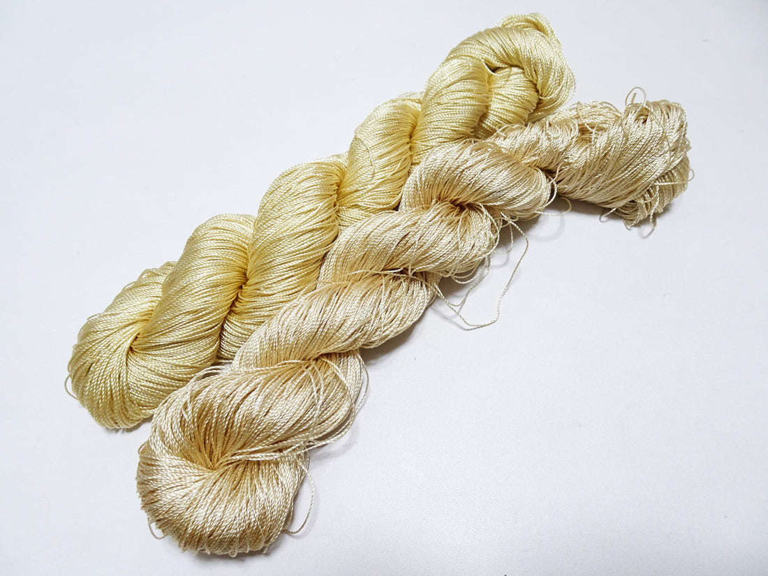 Japanese Vintage Twisted Silk Thread 2sets Embroidery & Weaving 17801